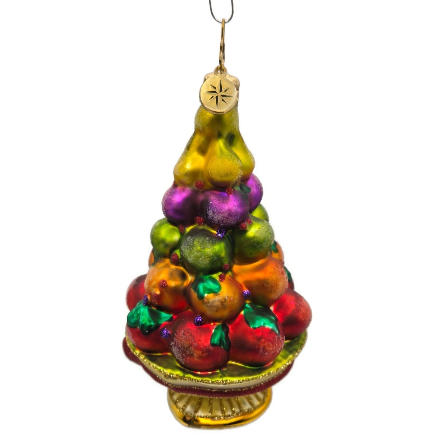 Christopher Radko Ornament Healthy Holiday Fruit Topiary Diabetes Charity