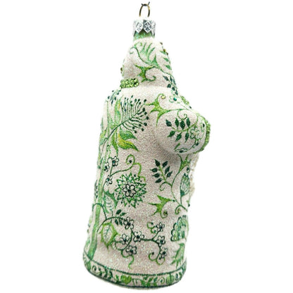 Patricia Breen Connaught Santa Chinoiserie Green Tea Party Christmas Ornament