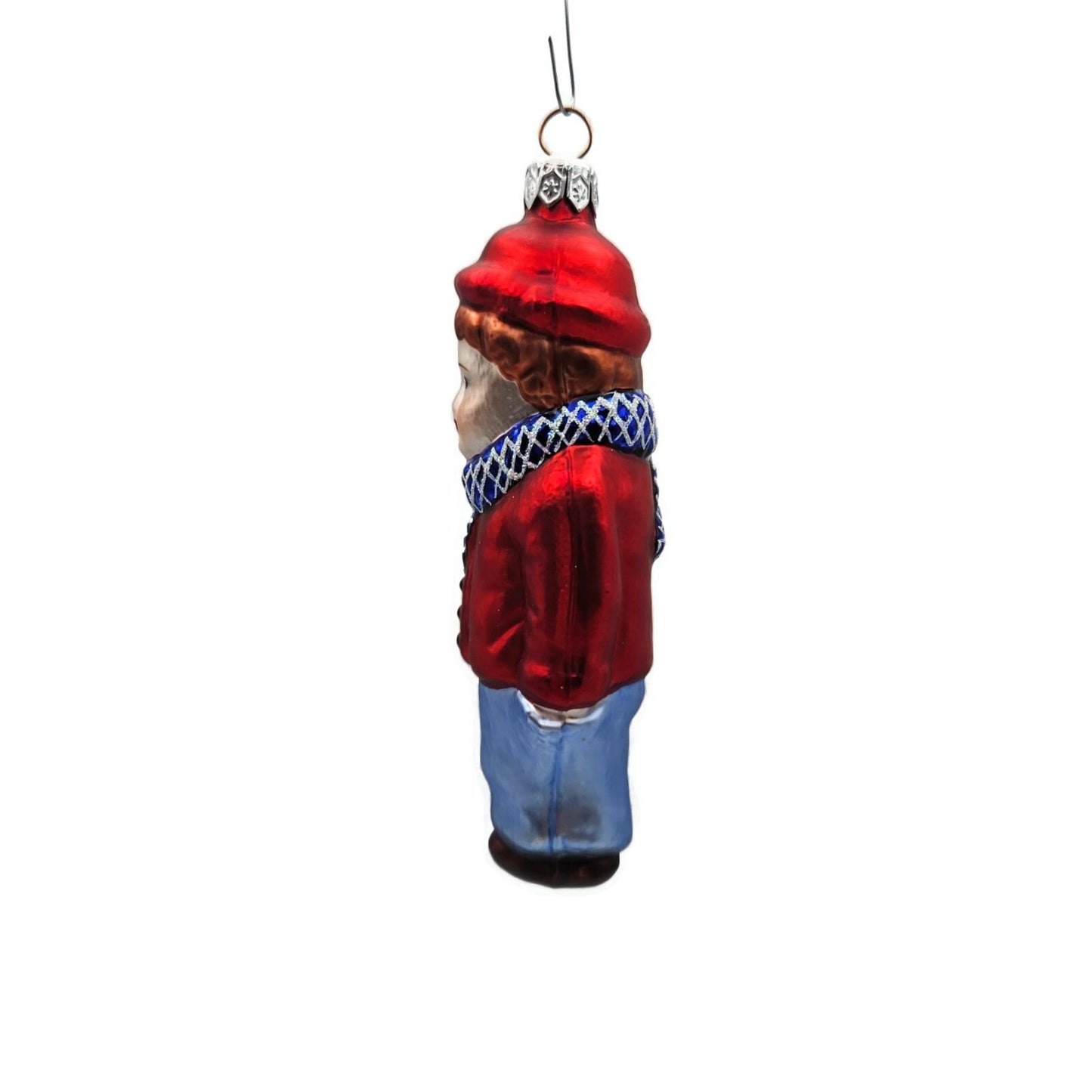 Patricia Breen Henry The Victorian Boy Auburn Hair Red Christmas Tree Ornament
