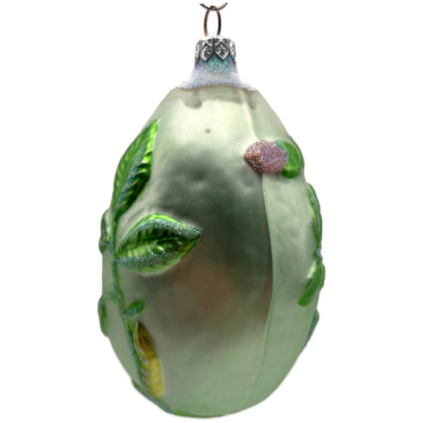 Patricia Breen Chrysalis Egg Green Flowers Easter Spring Christmas Tree Ornament