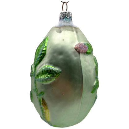 Patricia Breen Chrysalis Egg Green Flowers Easter Spring Christmas Tree Ornament