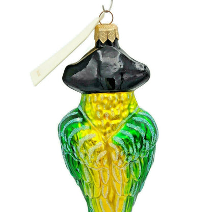 Patricia Breen Portland Parrot Green Pirate Bird Holiday Treasure Ornament CATZ