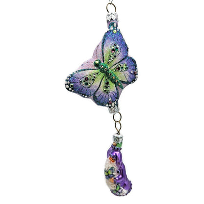 Patricia Breen Through the Spring Sky Violet Spring Christmas Holiday Ornament