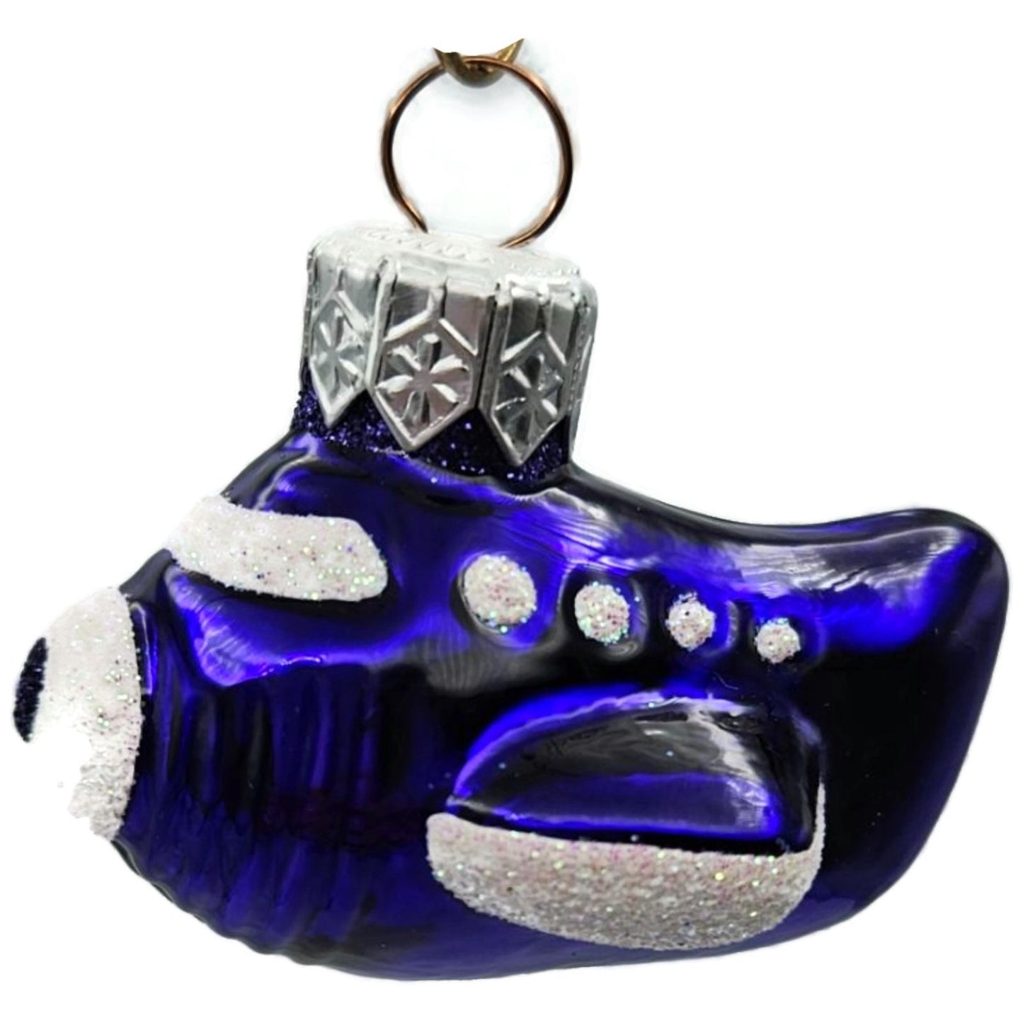 Patricia Breen Miniature Spruce Goose Purple White Plane Christmas Ornament CATZ