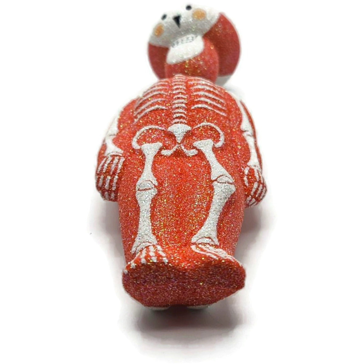 Patricia Breen Kinetic Skelton Orange Halloween Christmas Tree Ornament 2325