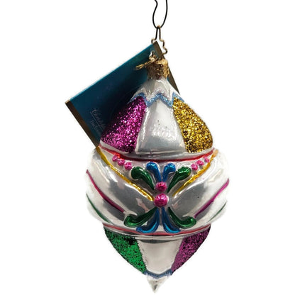 Fantasia Ice Delites Christopher Radko 3 Pcs Set Christmas Ornaments with Box