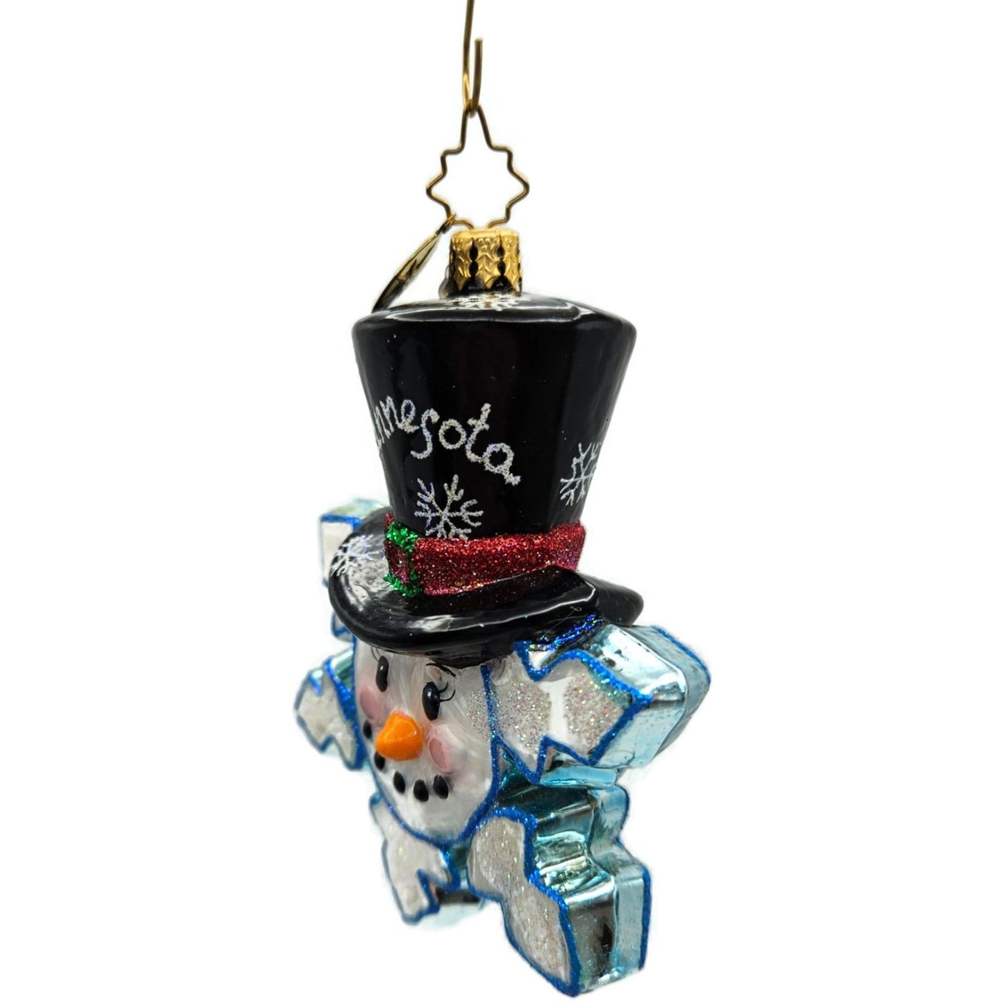 Christopher Radko Land Of 10,000 Snowflakes Minnesota Christmas Ornament 3011612