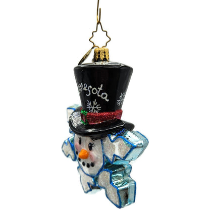 Christopher Radko Land Of 10,000 Snowflakes Minnesota Christmas Ornament 3011612