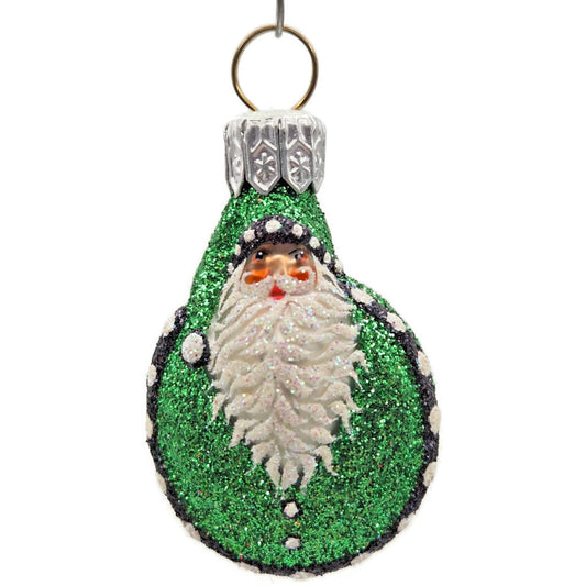 Patricia Breen Ladybug Noel Green Glittered Polka Dots Spring Christmas Ornament