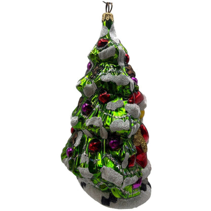 Larry Fraga Hot Cookies Mrs. Claus Glittered Kitchen Christmas Tree Ornament
