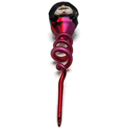 Christopher Radko Spiral Swirl Cat Hat Halloween Christmas Ornament 99-070-0