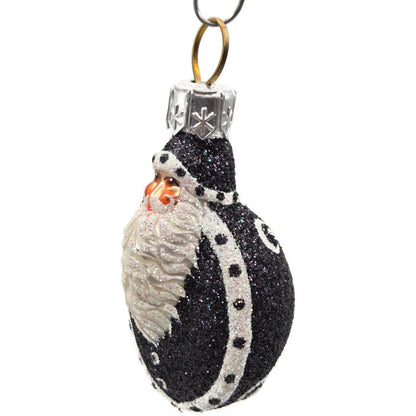 Patricia Breen Ladybug Noel Black Glittered Polka Dots Spring Christmas Ornament