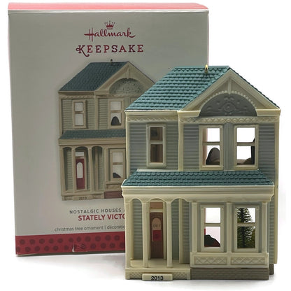 Hallmark Stately Victorian 2013 Nostalgic Houses Holiday Christmas Ornament