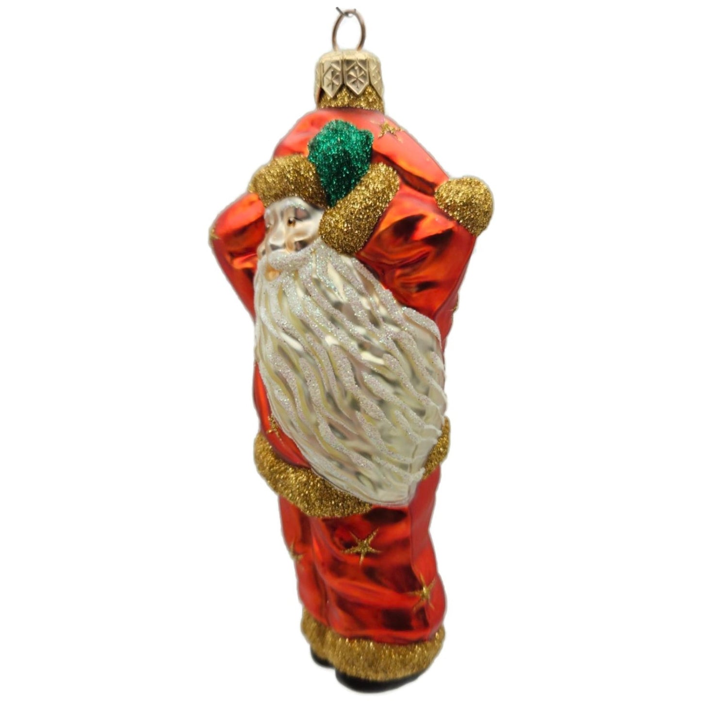 Patricia Breen Hold Onto Your Hat Star Santa Halloween Christmas Ornament 9721