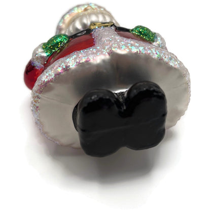 Old World Christmas Short Stuff Santa Claus 2019 Glass Christmas Tree Ornament