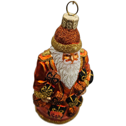 Patricia Breen Portobello Road Santa Orange Pumpkin Halloween Christmas Ornament