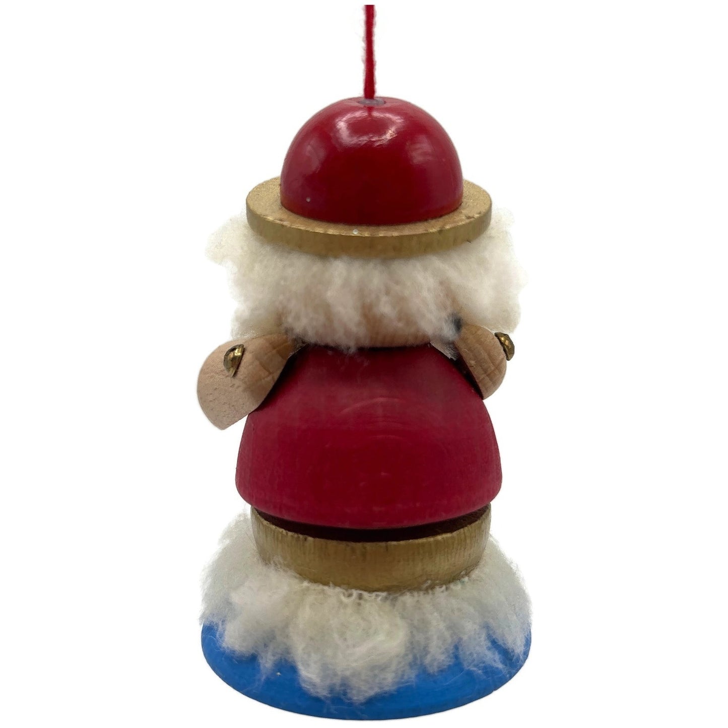 Steinbach St Peter German Wooden Christmas Ornament Red Gold Vintage