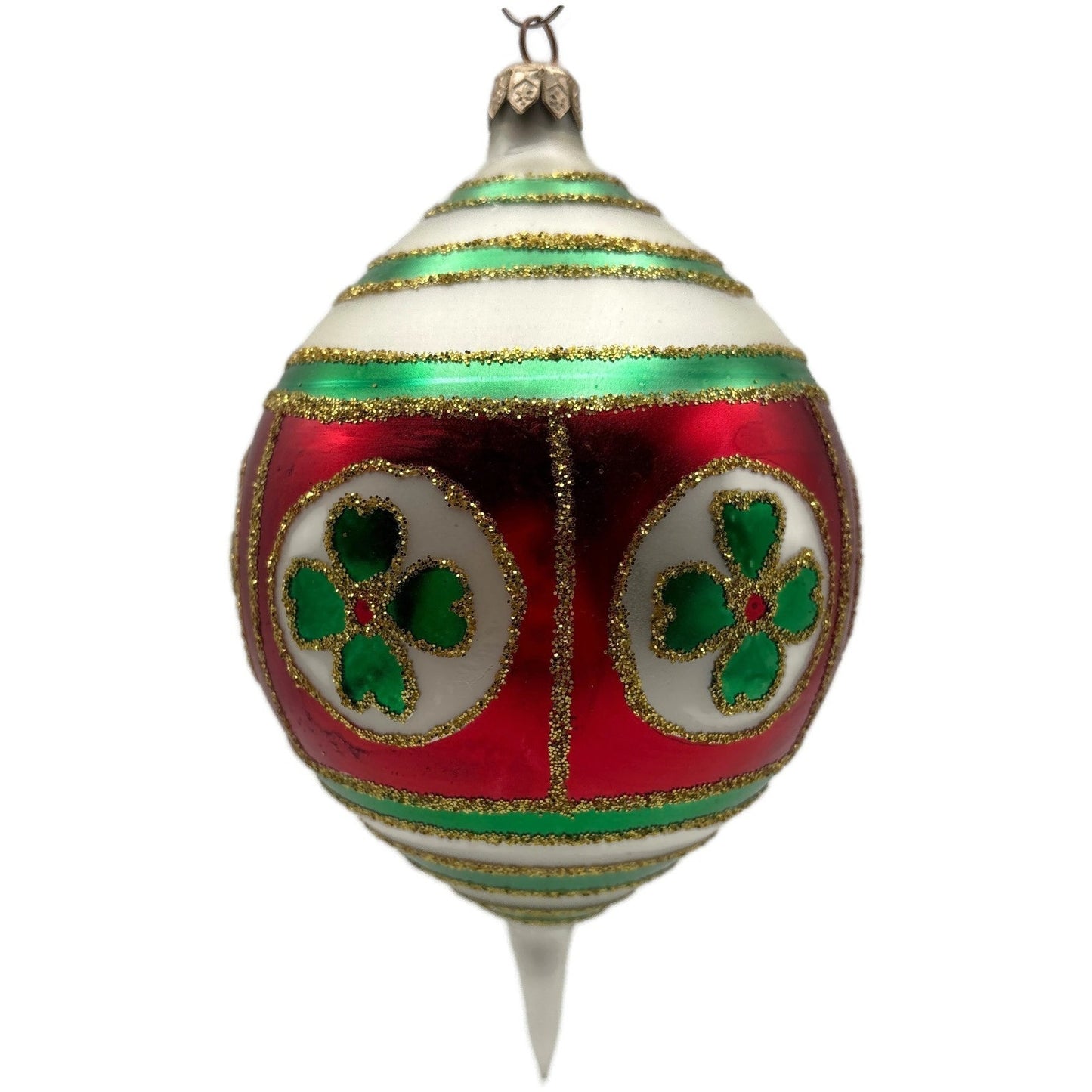 Christopher Radko Emerald Isle St. Patrick Drop Christmas Tree Ornament 97-204-0