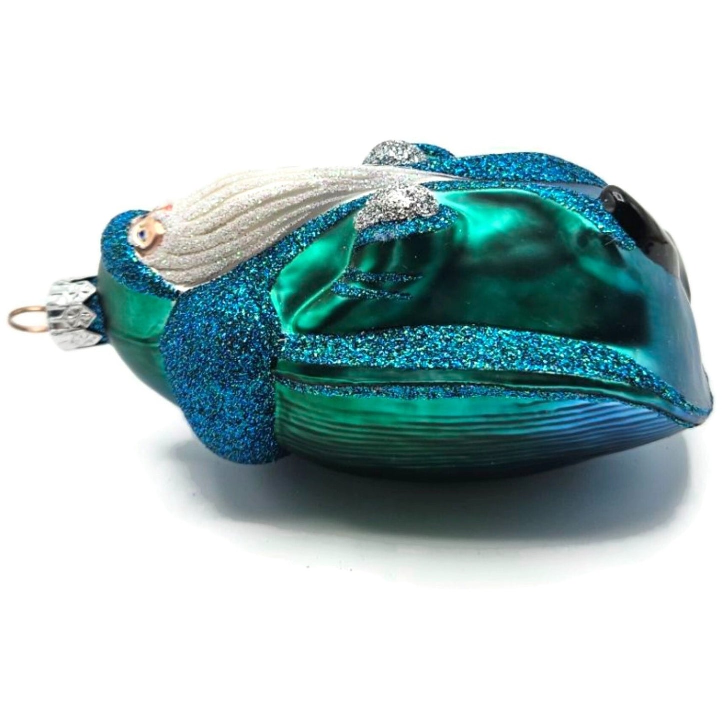 Patricia Breen Scarab Santa Claus Turquoise Bug Spring Christmas Tree Ornament