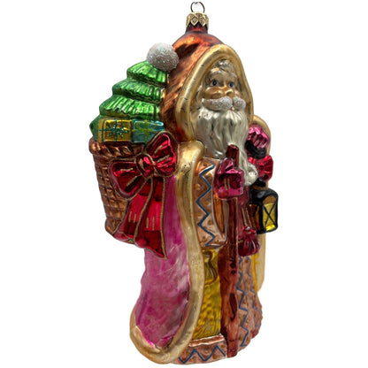Christopher Radko Enchanted Noel Santa Christmas Tree Ornament 98-182-0 Glass