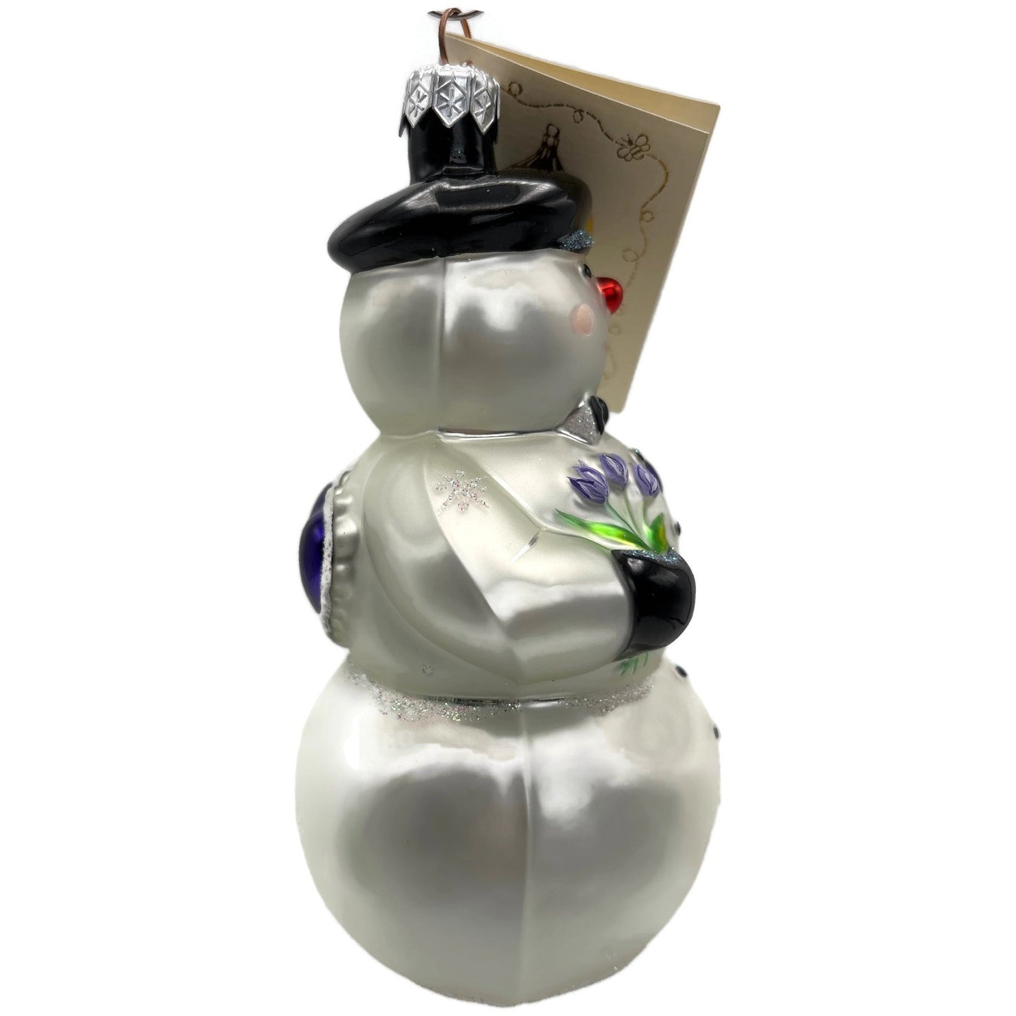 Patricia Breen My Heart Belongs To You Purple Heart Love Dots Christmas Ornament