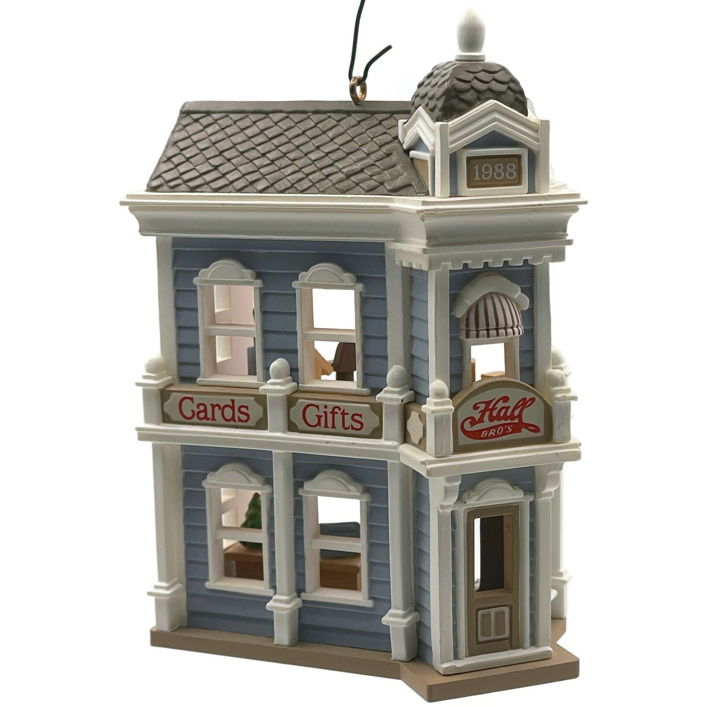 Hallmark Hall Brothers Card Shop Village Nostalgic Christmas Keepsake Ornament