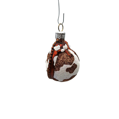 Patricia Breen Miniature Chameleon Cow Animal Print Christmas Tree Ornament