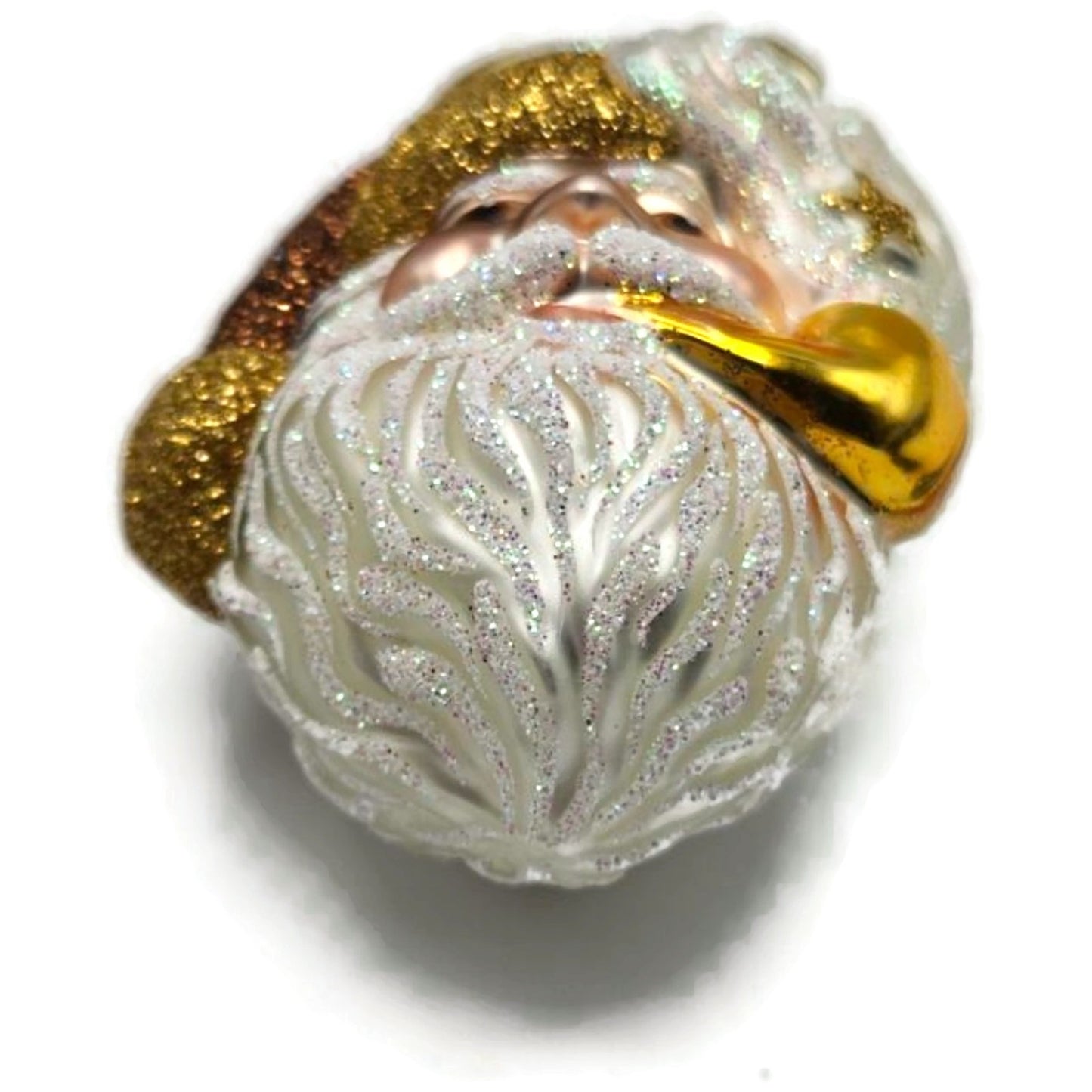 Patricia Breen Miniature Merry Olde Elf Copper Santa Stars Christmas Ornament