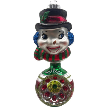 Christopher Radko Shiny Brite Holiday Splendor Santa Deer Christmas Ornament Set