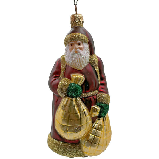 Patricia Breen Laden With Love Bordeaux Green Mittens Christmas Tree Ornament