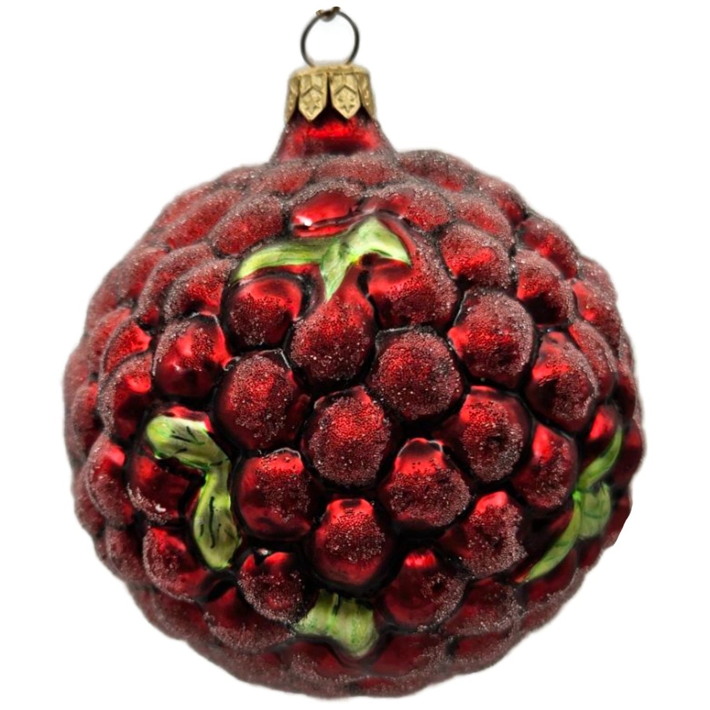 Christopher Radko Cranberry Frost Red Christmas Tree Ornament 97-136-0