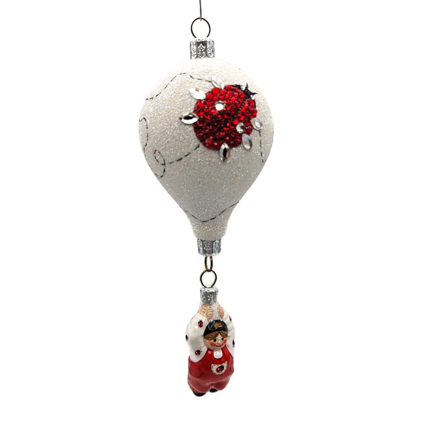 Patricia Breen Miniature Balloon Boy Ladybug Bug Spring Christmas Tree Ornament