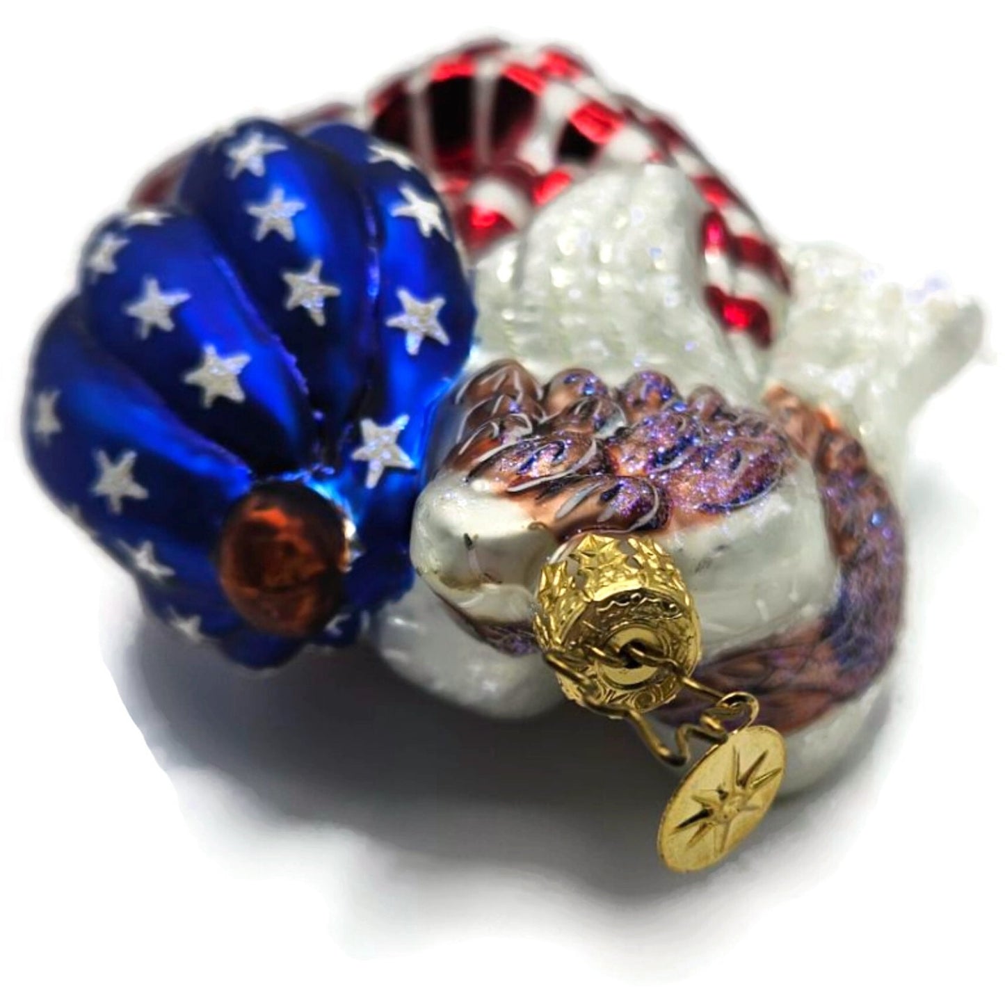 Christopher Radko All American Patriotic Eagle Christmas Tree Ornament 99-211-0