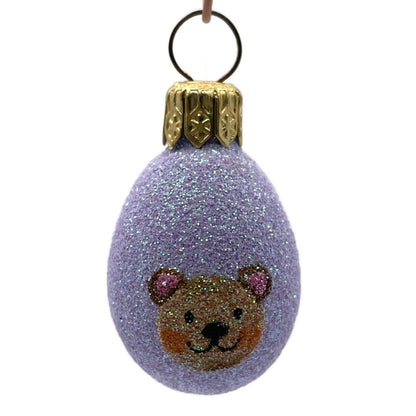Patricia Breen Miniature Egg Surprise Teddy Bear Easter Christmas Tree Ornament