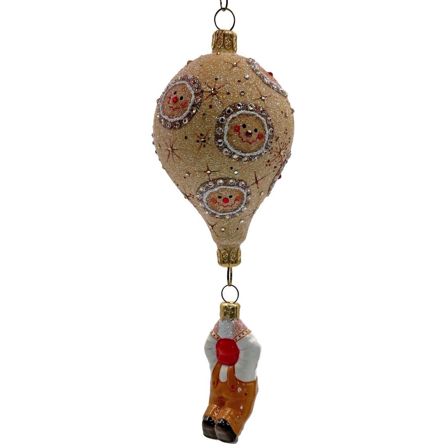 Patricia Breen Ornament Miniature Balloon Boy Gingerbread Christmas Tree Decor