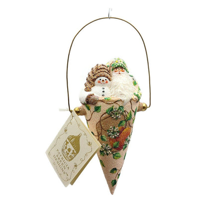 Patricia Breen Victorian Candy Cone Peaches Spring Christmas Tree Ornament