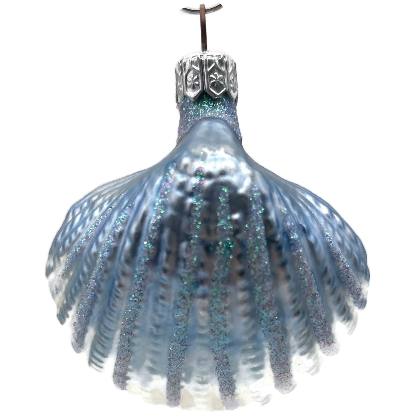 Patricia Breen A Walk On The Beach Blue Shell Summer Nautical Christmas Ornament