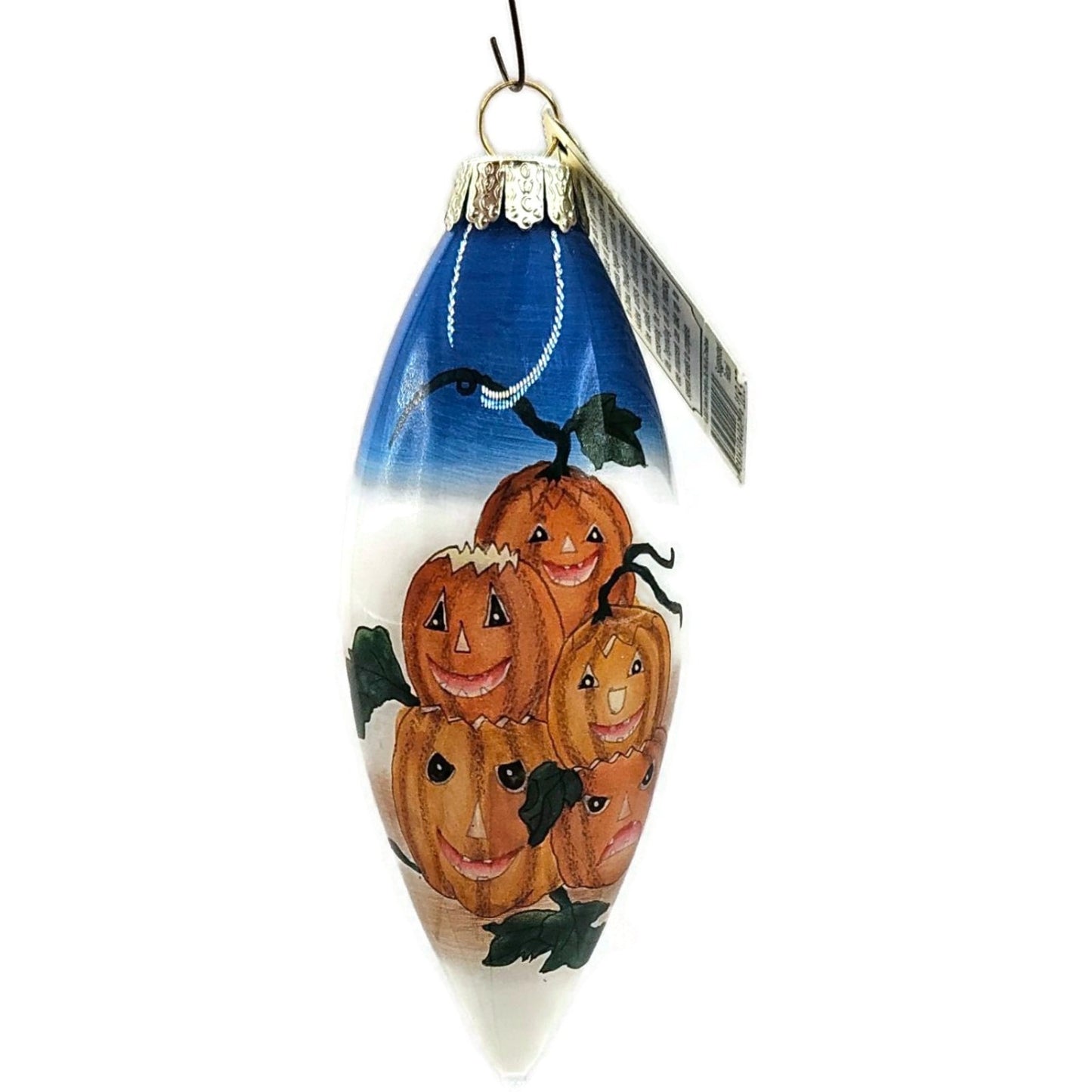 Inside Art Hand Painted Pumpkins Halloween Ornament Old World Christmas OWC