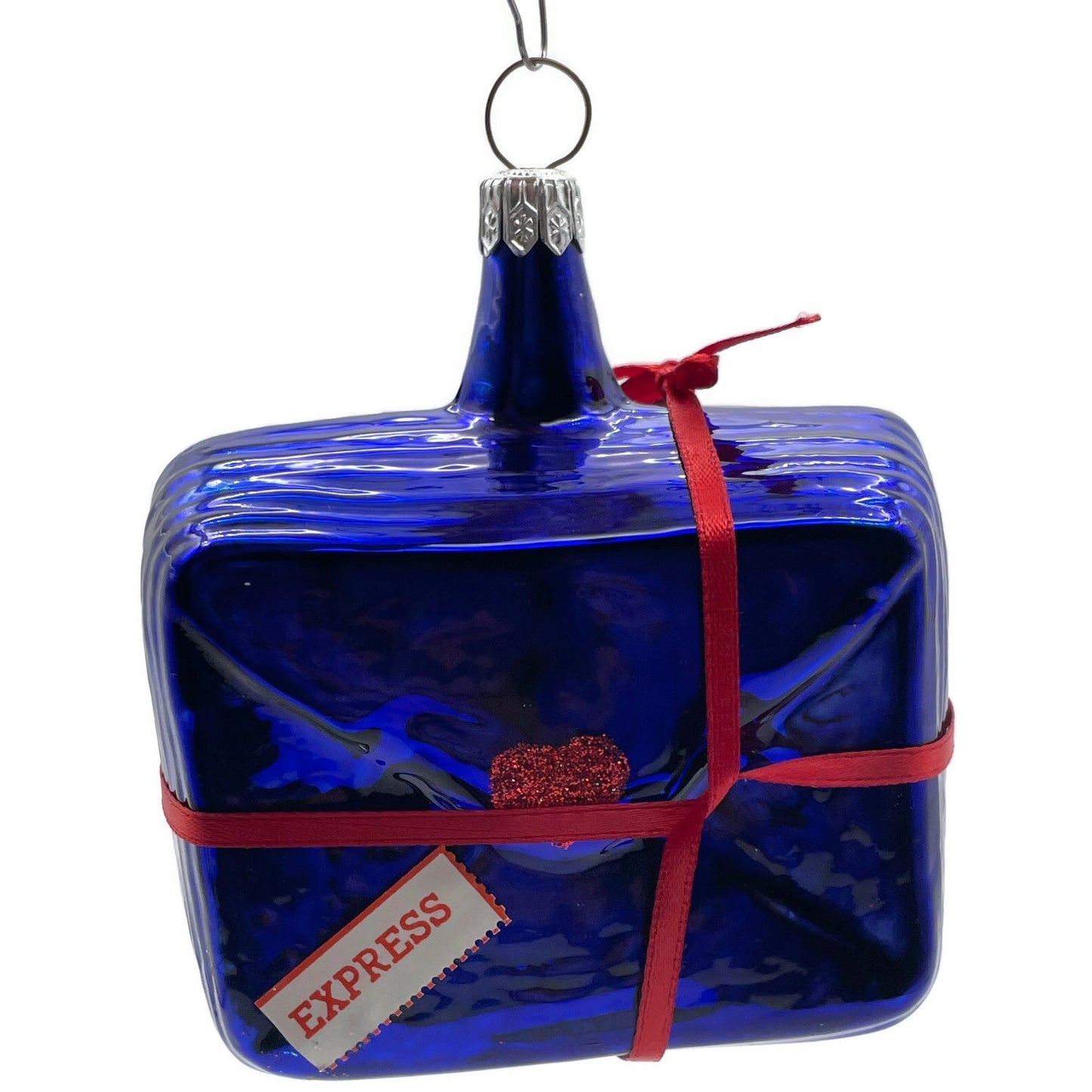 Patricia Breen Letter to My Beloved Blue Valentines Postcard Christmas Ornament