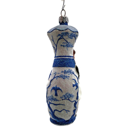 Patricia Breen Girl with Vase Boits Daughter Chinoiserie Christmas Tree Ornament