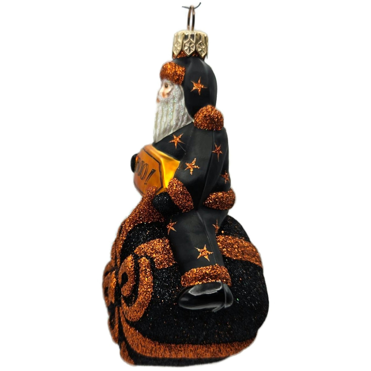 Patricia Breen For You Henry Black Orange Boo Halloween Christmas Ornament 2013
