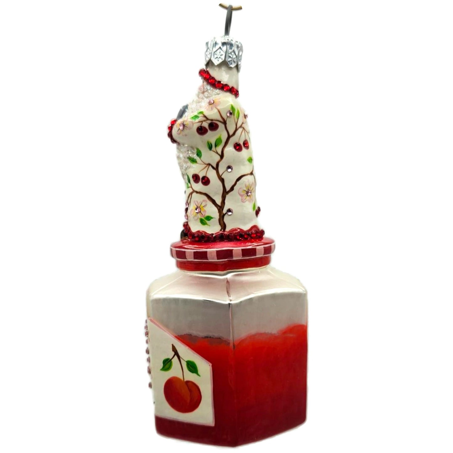 Patricia Breen Loving Spoonful Cherry Jam Santa Spring Free Standing Ornament