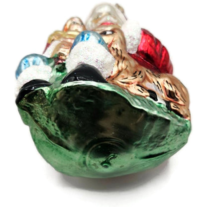 Christopher Radko Story Time Santa Claus Reindeer Christmas Ornament 95-0220
