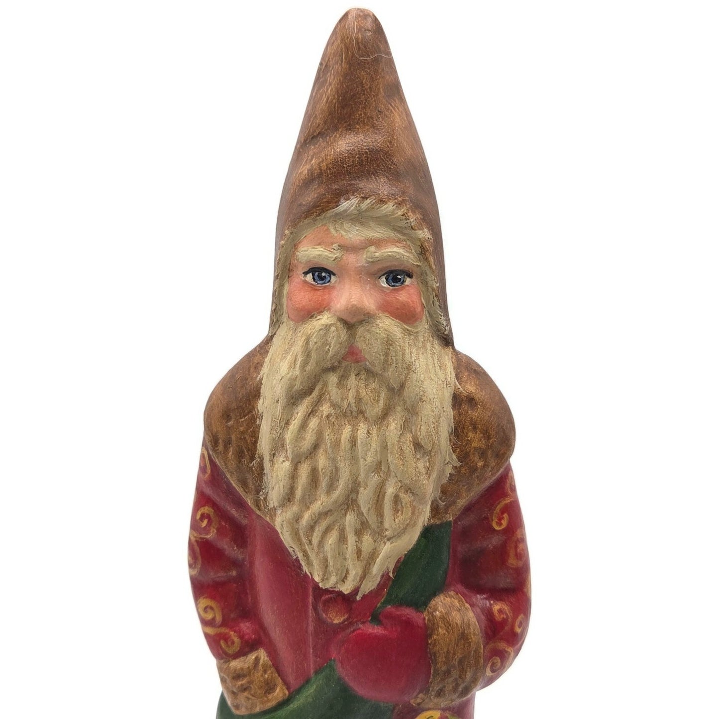 Bittersweet House Chalkware Belsnickel Partridge in Pear Tree Folk Art Figurine
