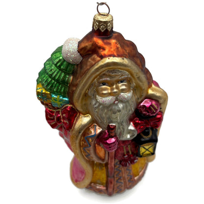 Christopher Radko Enchanted Noel Santa Christmas Tree Ornament 98-182-0 Glass