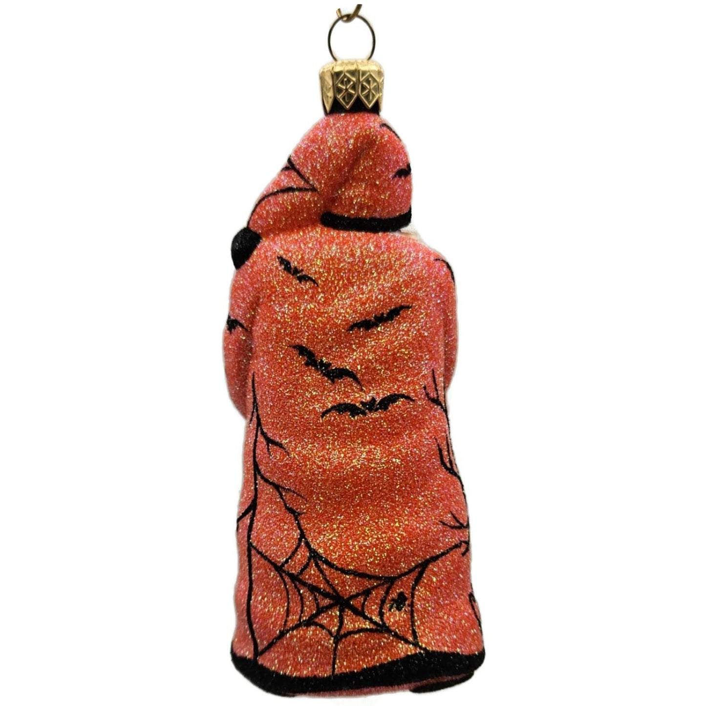 Patricia Breen Jack in the Box Santa Orange With Pumpkin Halloween Ornament NM