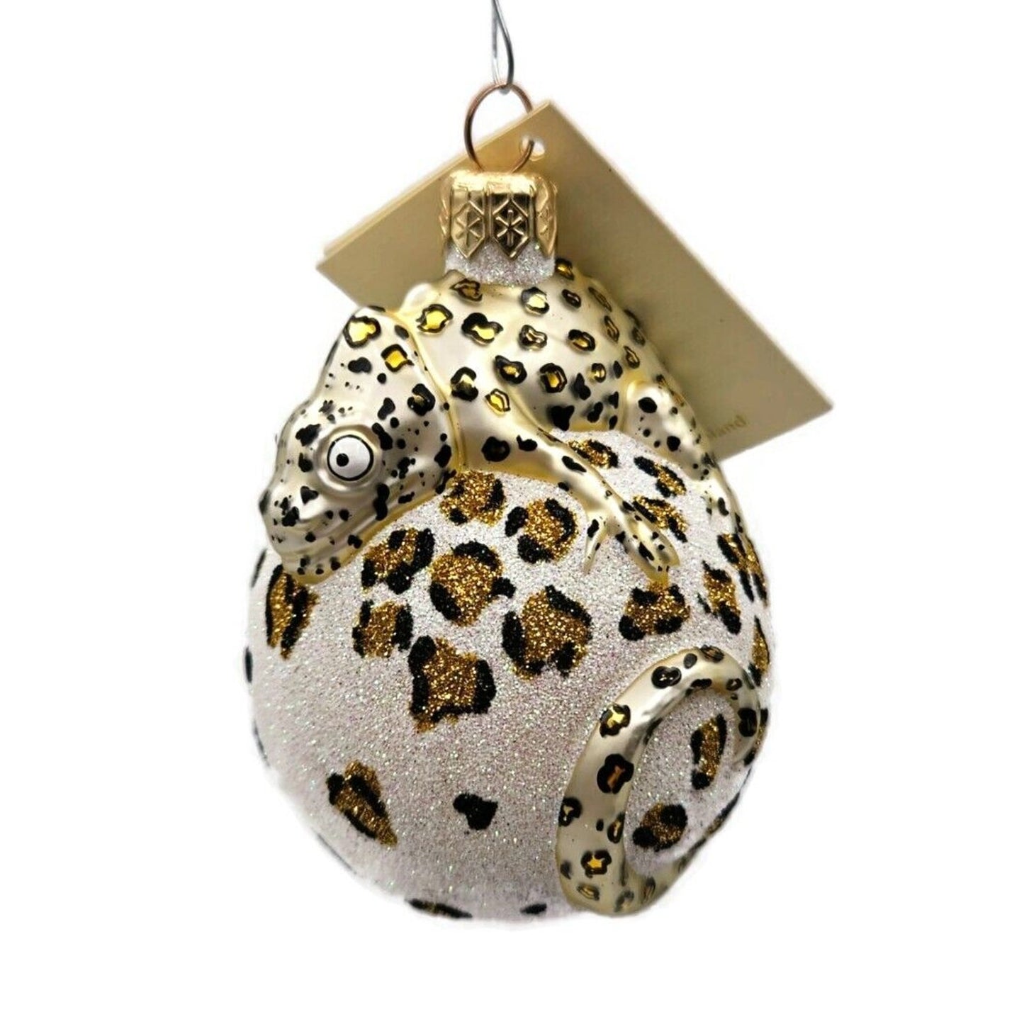 Patricia Breen Chameleon Leopard Animal Prints Christmas Holiday Tree Ornament