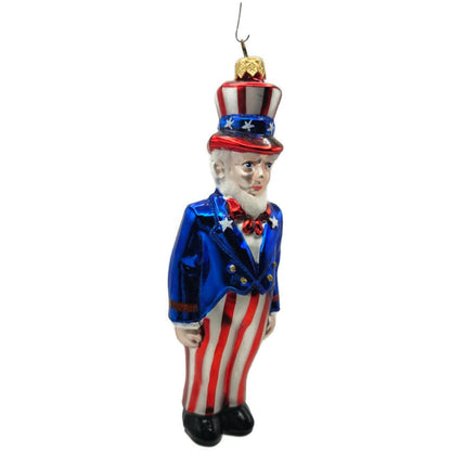 Uncle Sam Patriotic July 4th Christmas Ornament Polonaise By Komozja Kurt Adler