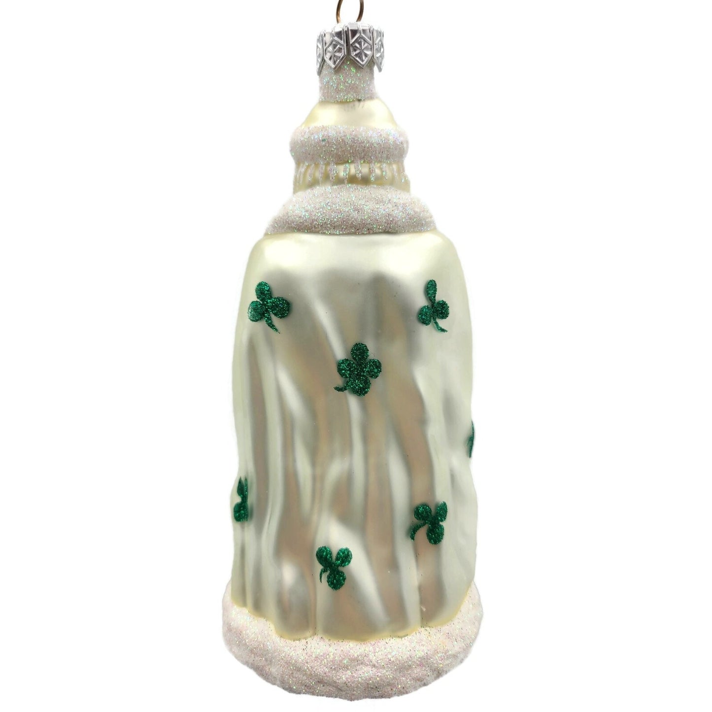 Patricia Breen Santa of the North Shamrocks St Patricks Day Christmas Ornament