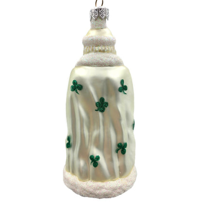 Patricia Breen Santa of the North Shamrocks St Patricks Day Christmas Ornament